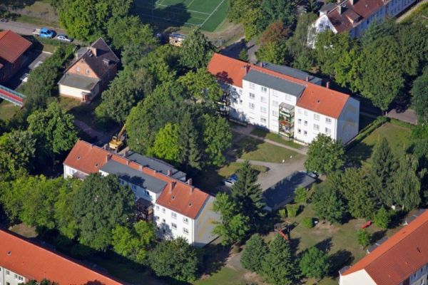 Drohnenaufnahme Haus